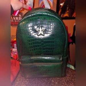 Jeffree Star green backpack